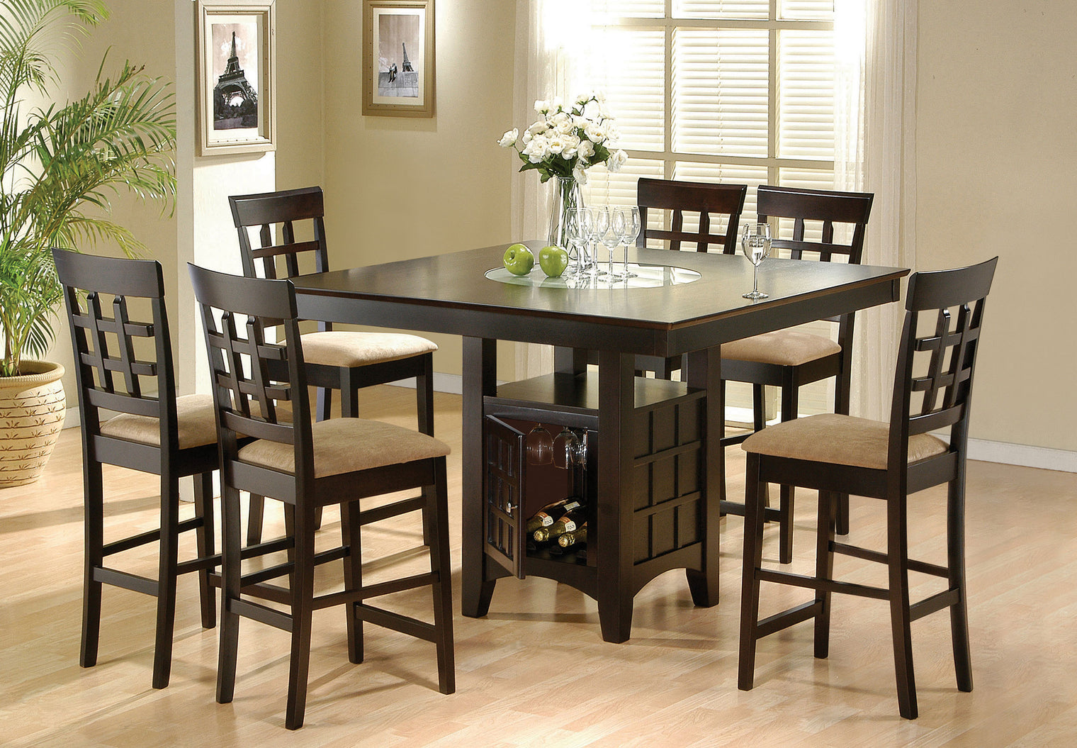 Gabriel Dining Set Cappuccino