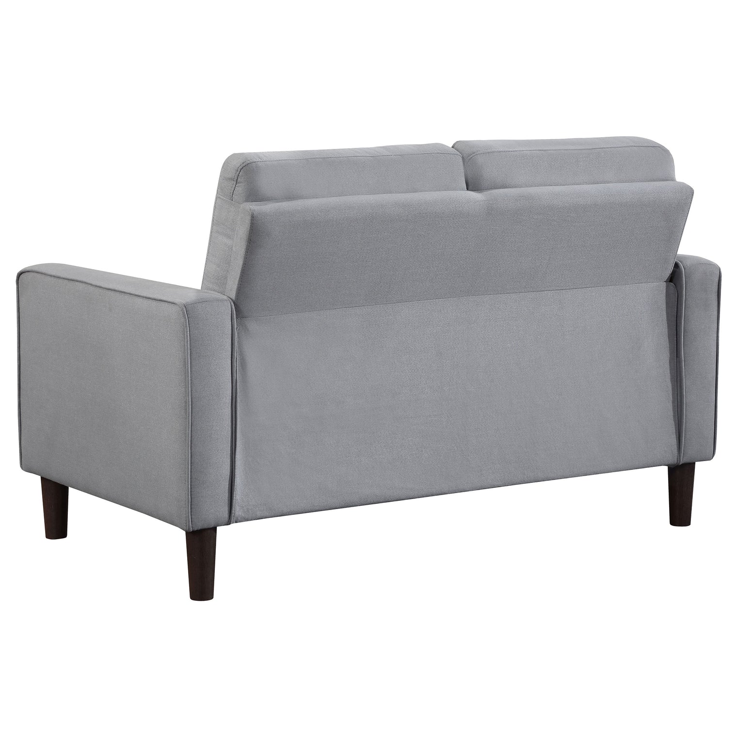 Bowen Upholstered Track Arm Tufted Sofa Set Grey