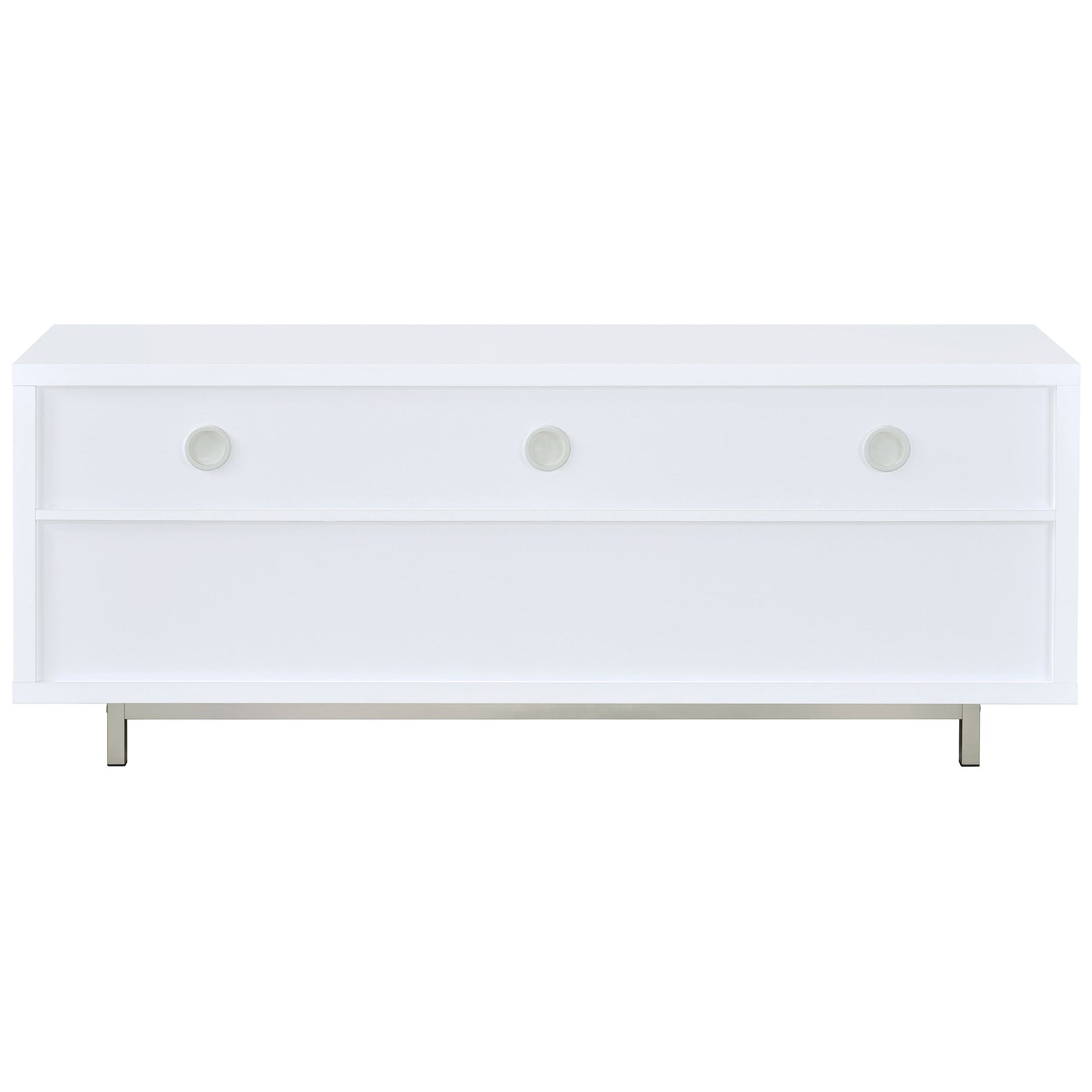 Casey 2-drawer Engineered Wood 60-inch TV Stand White
