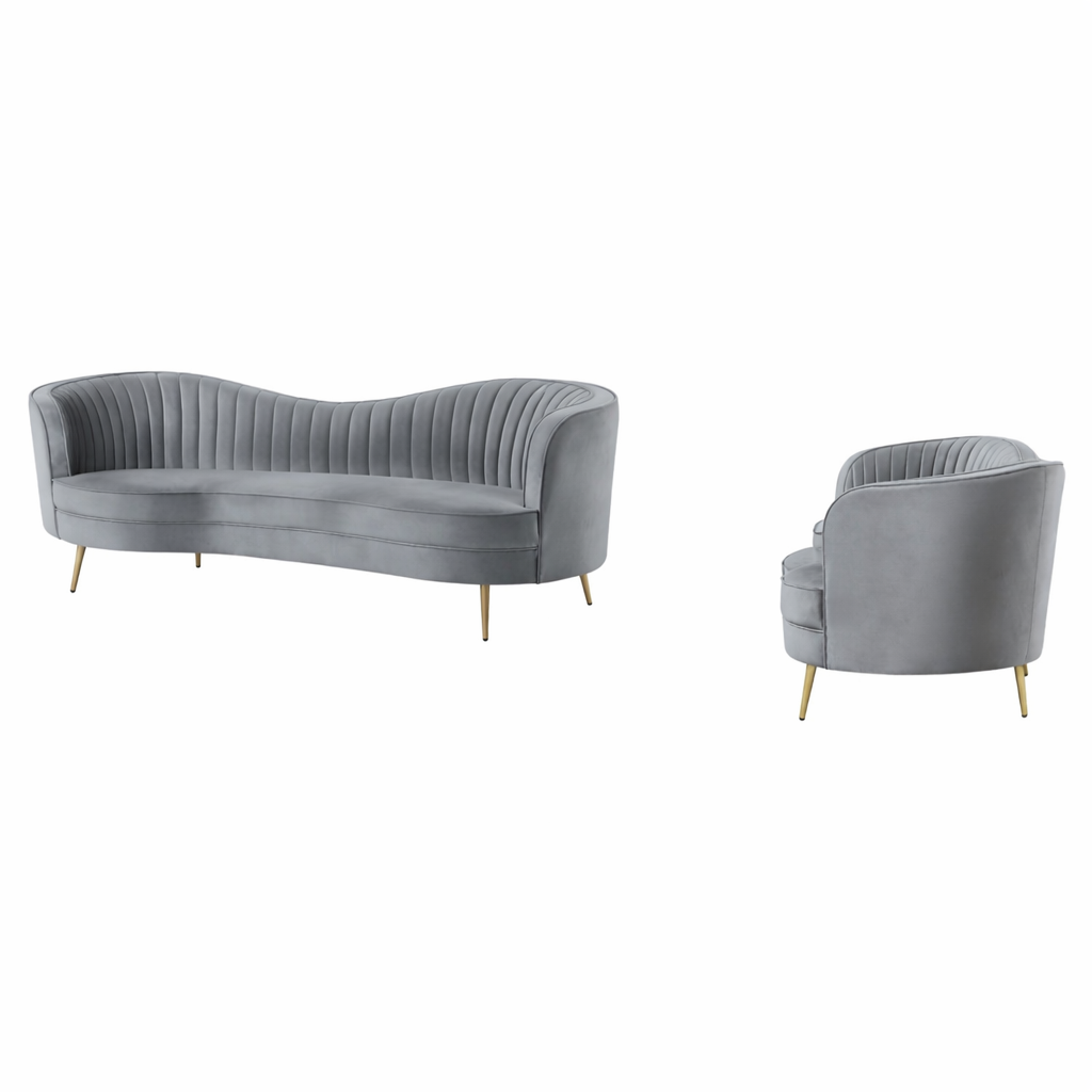 Sophia Sofa Set Grey