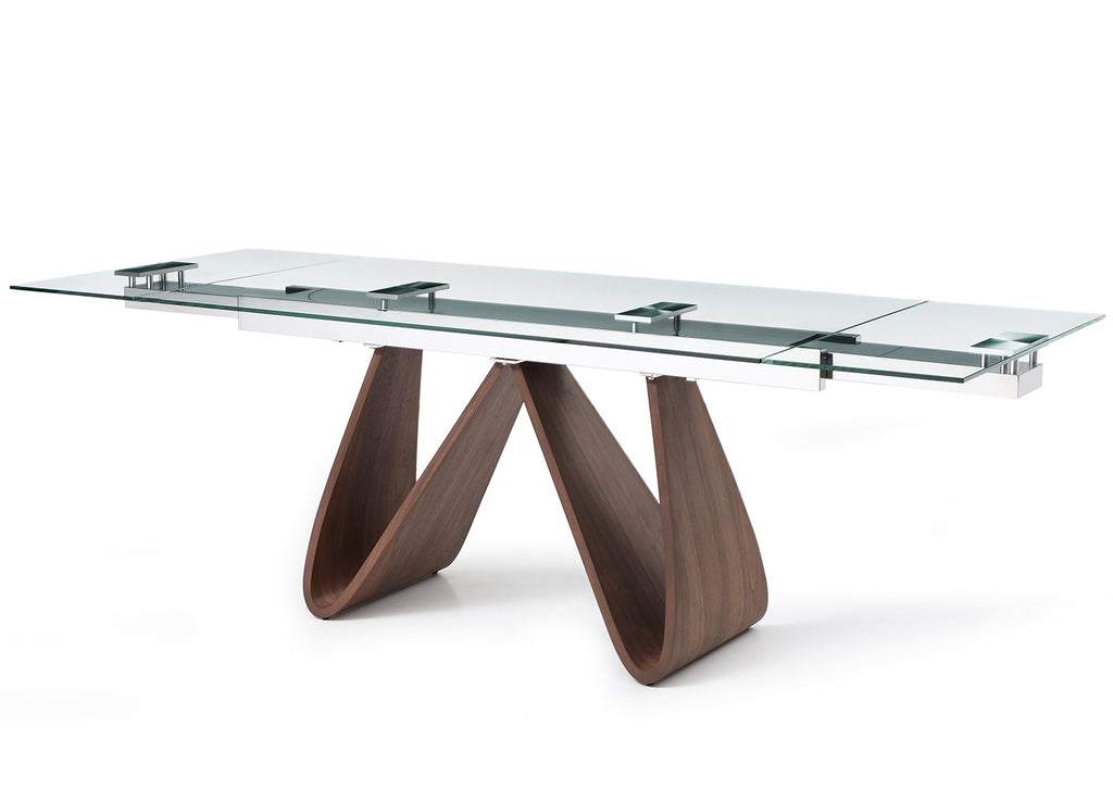 Emory Extendable Dining Table - Angle Wide Open