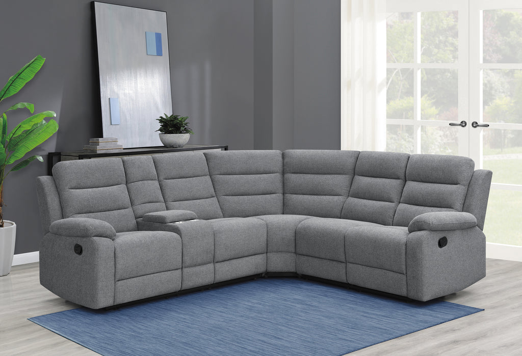 David 3-Piece Upholstered Motion Sectional - Environment