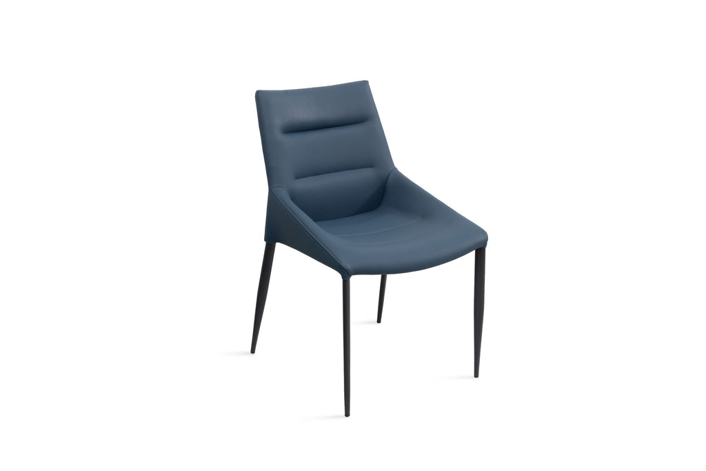 Kaya Dining Chair Navy Blue - Angle