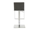 Clay Barstool Gray - Back