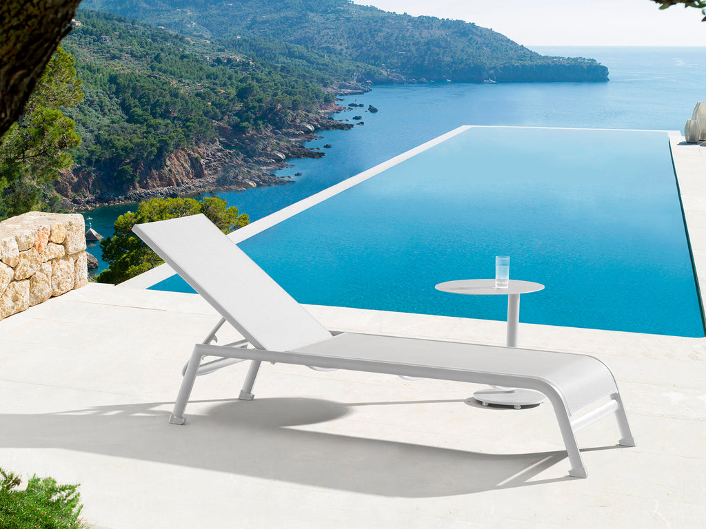 Sunset Outdoor Chaise White - Environment
