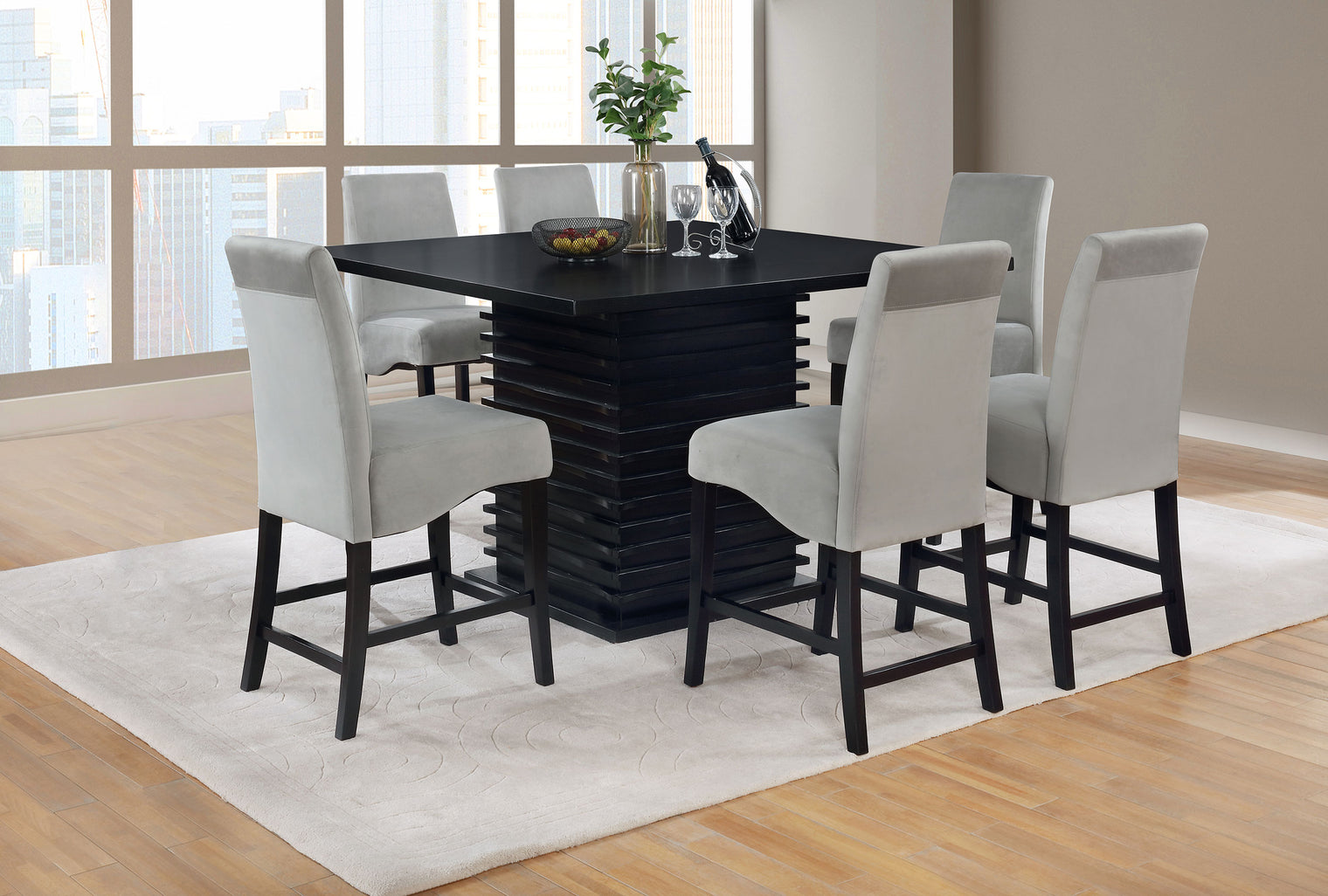 Stanton Dining Table Set Grey