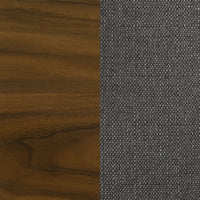 Alfredo Dining Side Chair Grey and Natural Walnut (Set of 2)