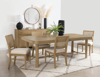 Arini Dining Table Set Sand Wash