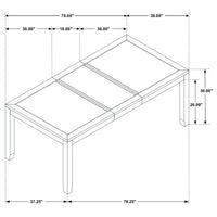 Elodie Dining Set Black