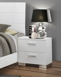 Felicity Nightstand White High Gloss