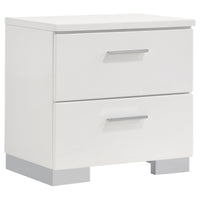 Felicity Nightstand White High Gloss