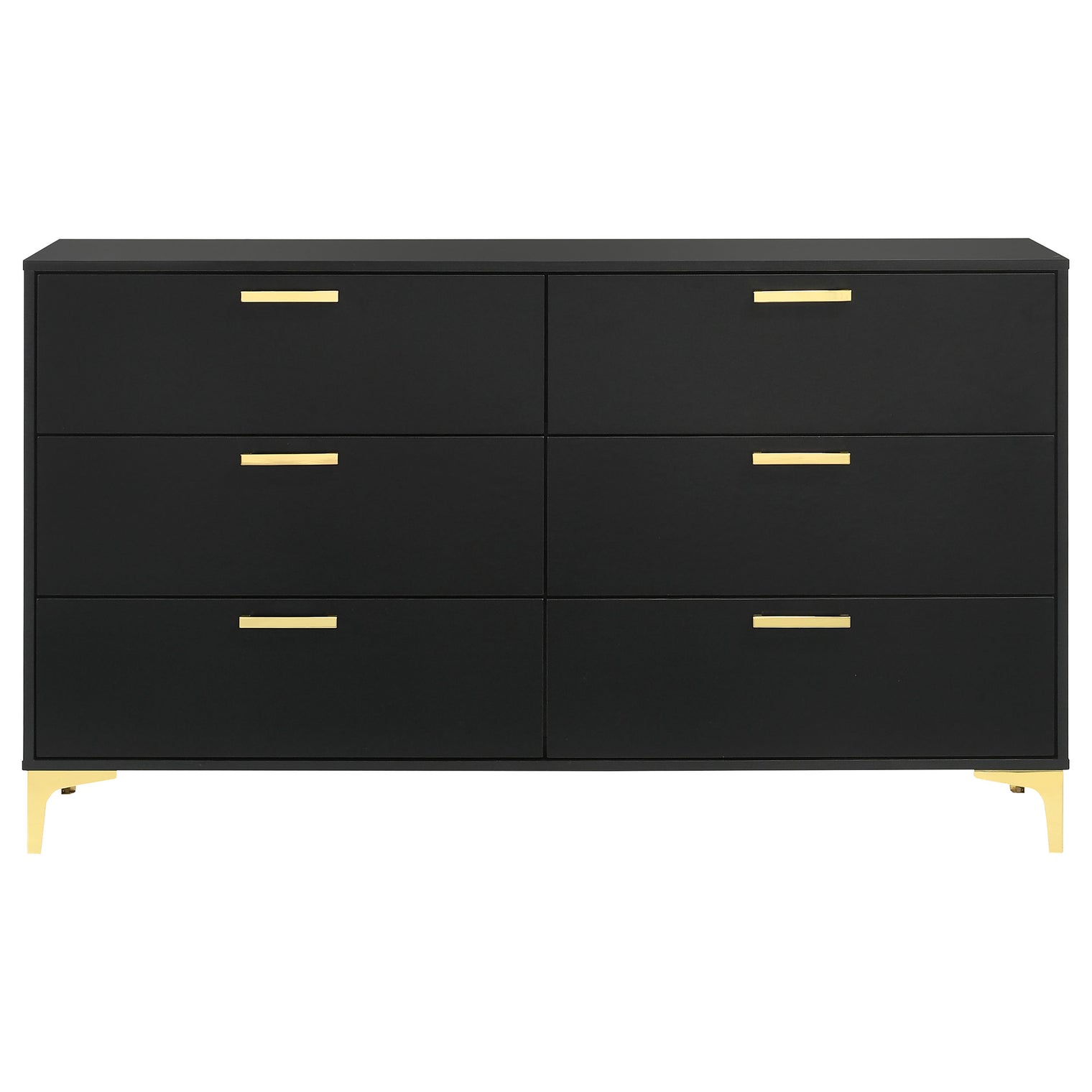 Kendall 6-drawer Dresser Black