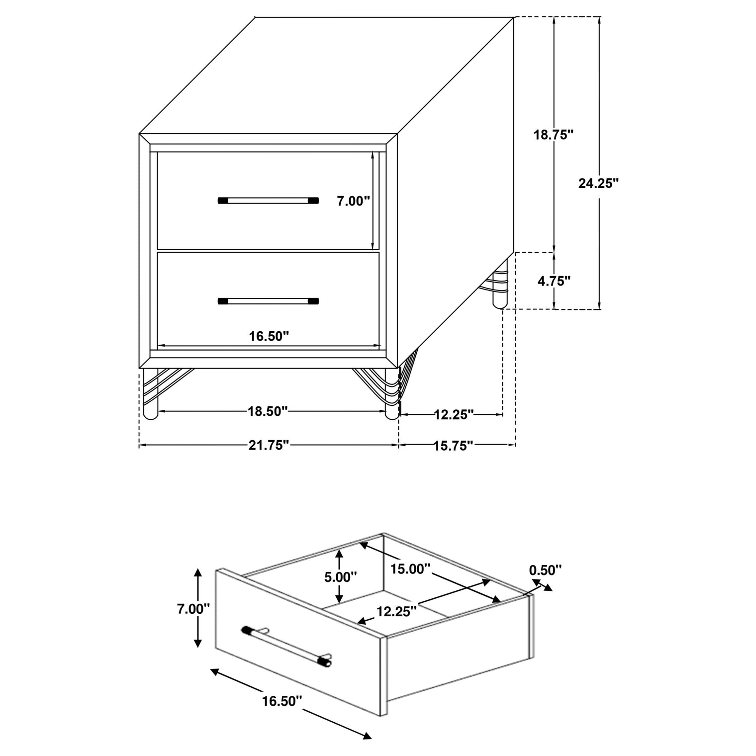 Nightstand Lucia