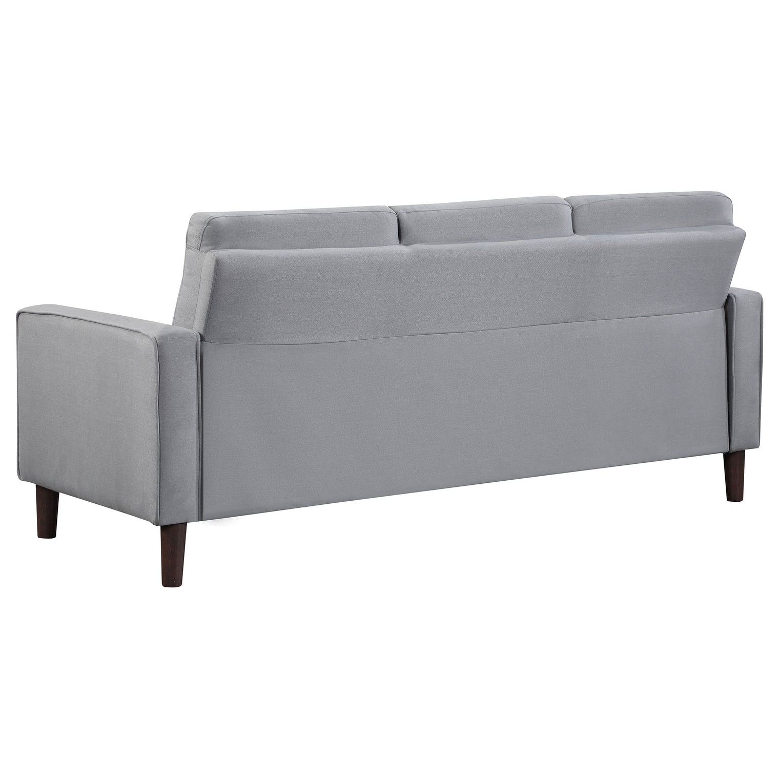 Bowen  Upholstered Track Arm Tufted Sofa Set Grey