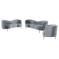 Sophia Sofa Set Grey