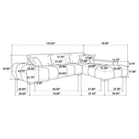 Octavia Sectional Chaise Sofa