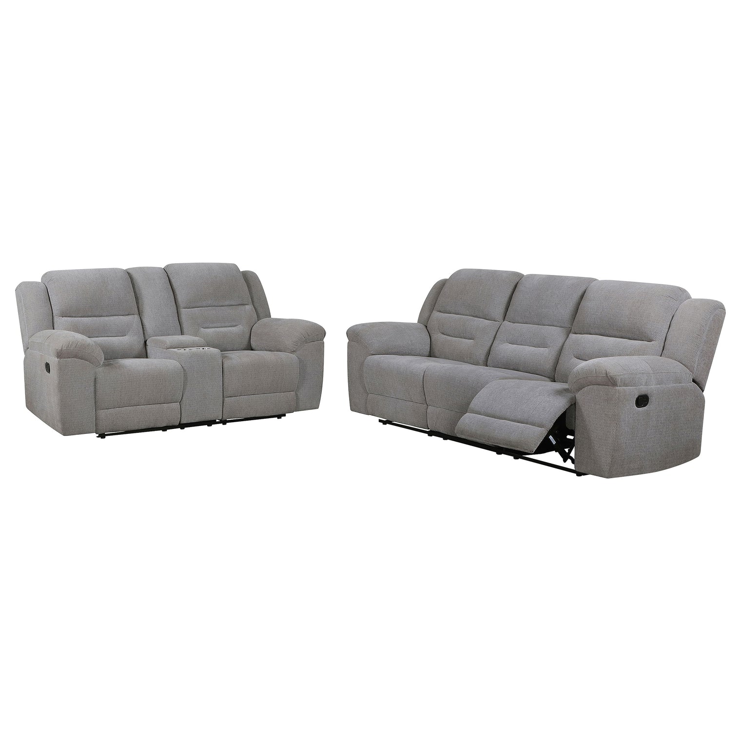 Gilson Reclining Sofa Set Grey