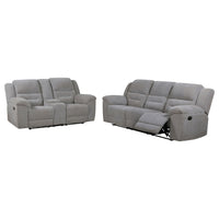 Gilson Reclining Sofa Set Grey