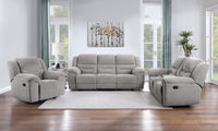 Gilson Reclining Sofa Set Grey