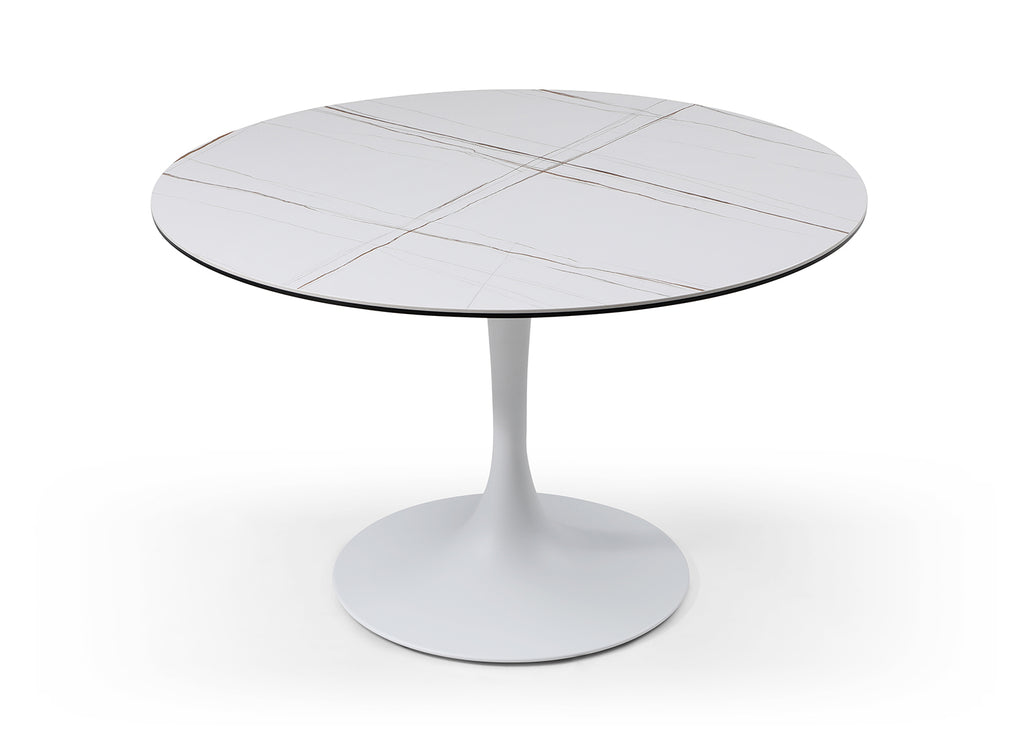 Amarosa Dining Table White - Top