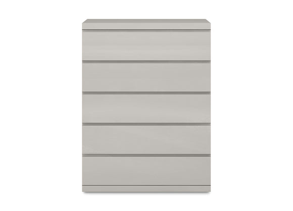 Anna Chest of Drawers Light Gray - Front