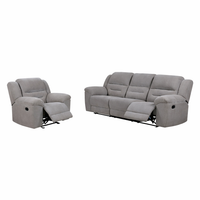 Gilson Reclining Sofa Set Grey