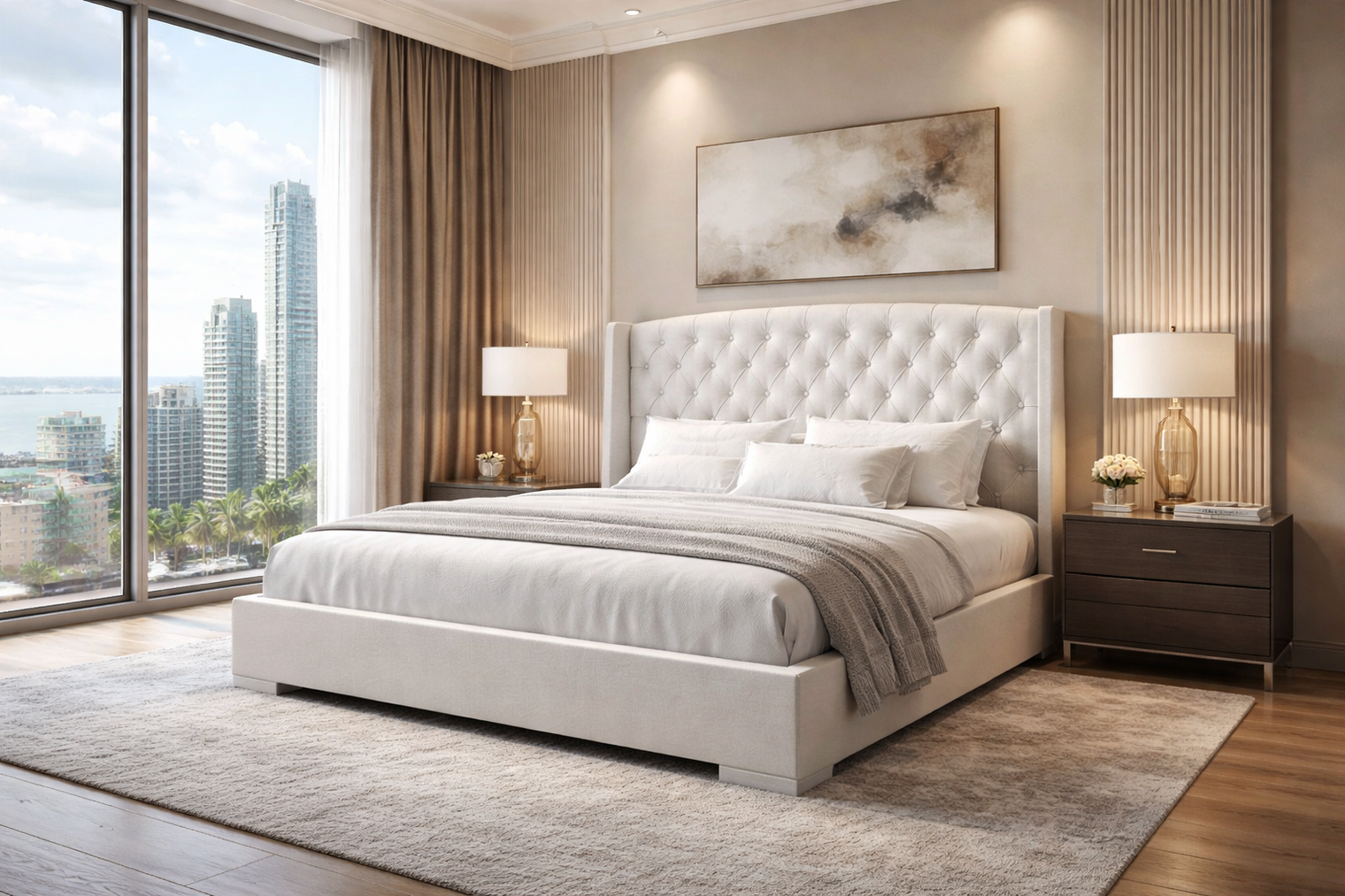 IDA BED FRAME (VELVET)