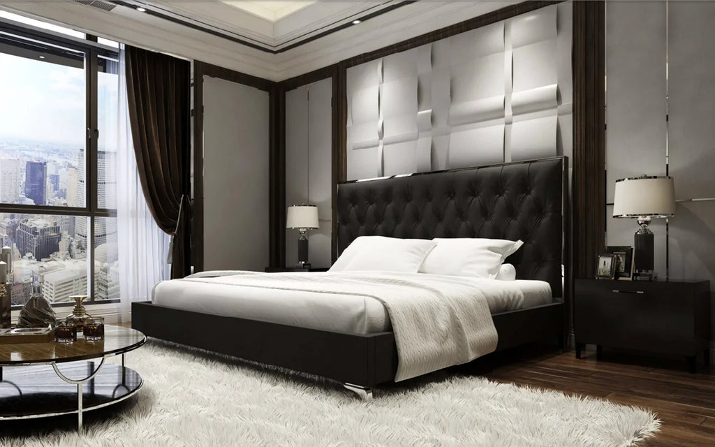 Black Velvet Bed - Environment angle
