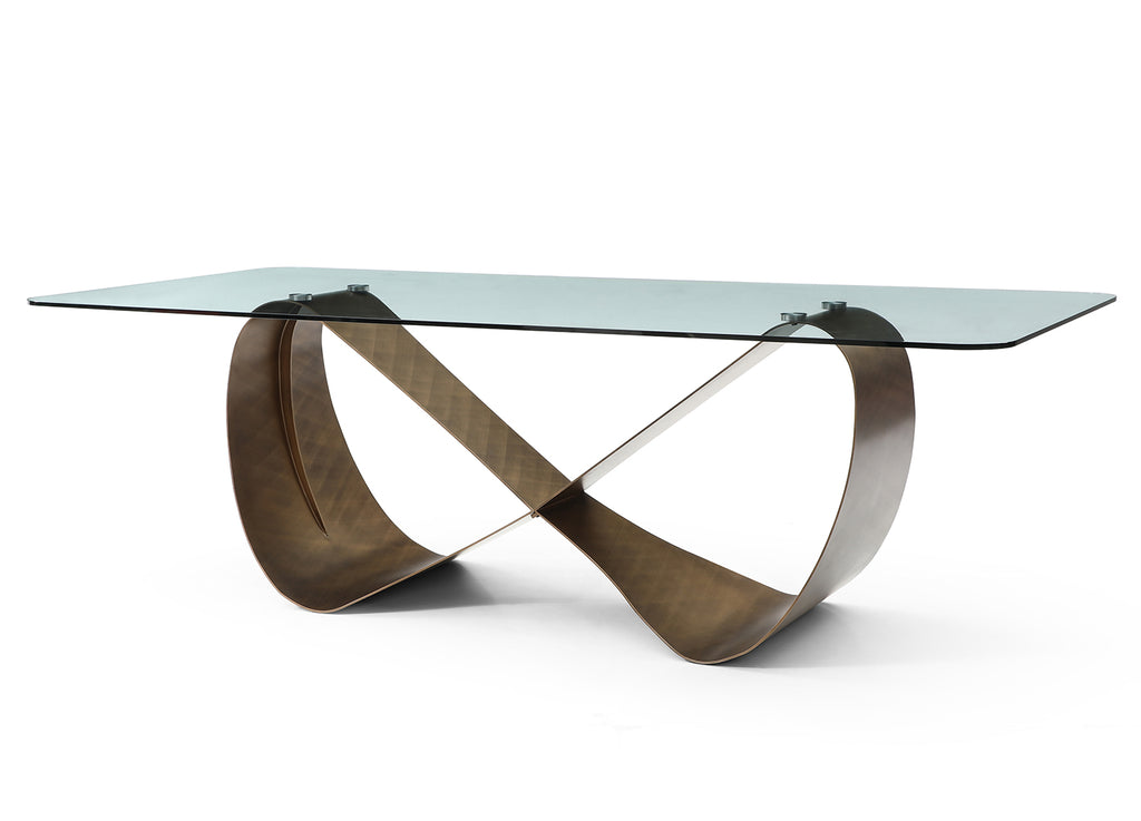 Tiffany Dining Table Bronze - Angle