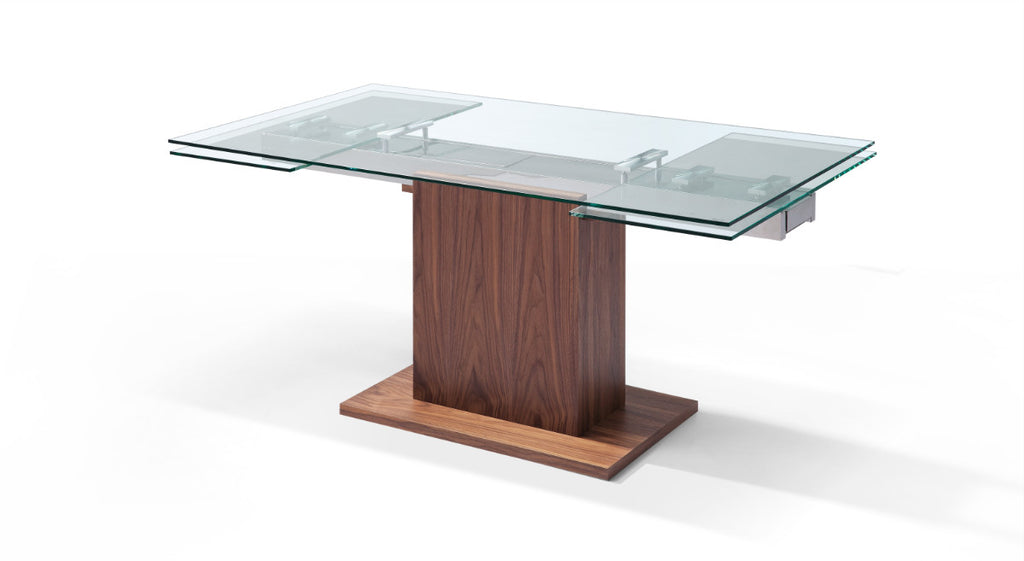 Pilastro Extendable Dining Table - Angle Close