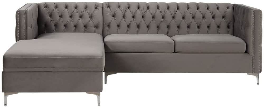 Sullivan Sectional Sofa Gray - Front