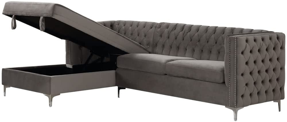 Sullivan Sectional Sofa Gray - Storage