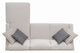 McLoughlin Upholstered Sectional Cream - Renzzi Furniture