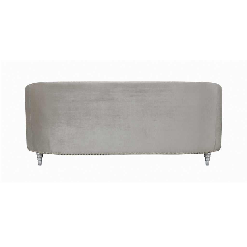 Avonlea Sloped Arm Tufted Sofa Grey - Back