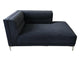 Hetfield Upholstered Channeled Tufted Sectional Indigo - Renzzi Furniture