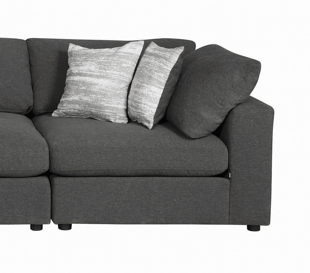 Serene Upholstered Modular Sectional - Piece one Front