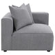 Jennifer Sectional Sofa Gray - Seat Side one