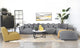 Jennifer Sectional Sofa Gray - Environment two