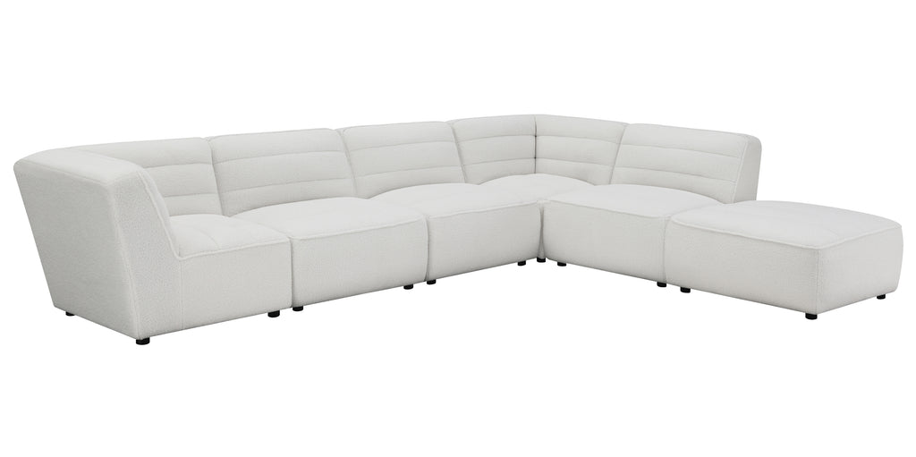 Sunny 6-Piece Upholstered Sectional - Angle