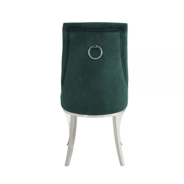 Dekel Dining Chairs Green - Back