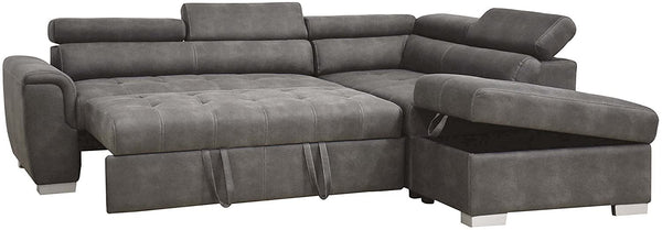 Thelma Sectional Sofa - Ottoman Open