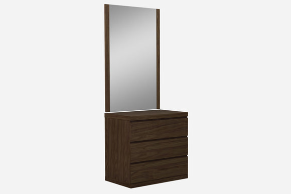 Anna Oak Mirror - Angle