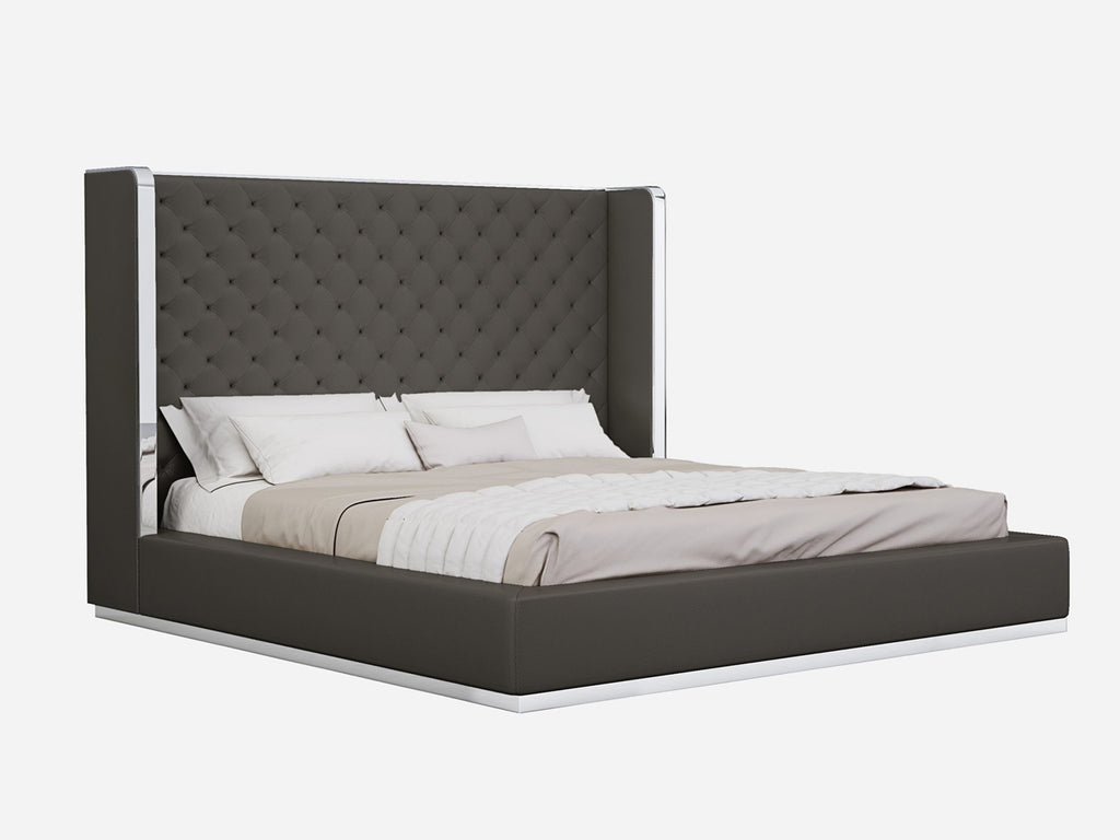 Abrazo Bed Dark Gray - Angle