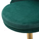 Carter Barstool - Green / Gold - Seat