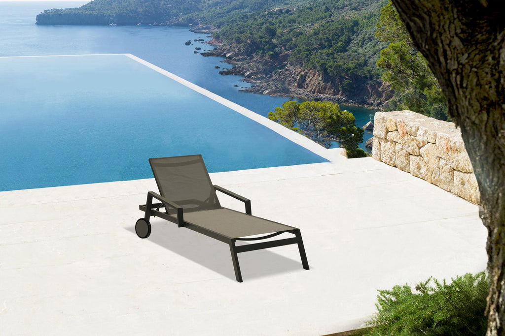 Bondi Outdoor Chaise Gray - Environment