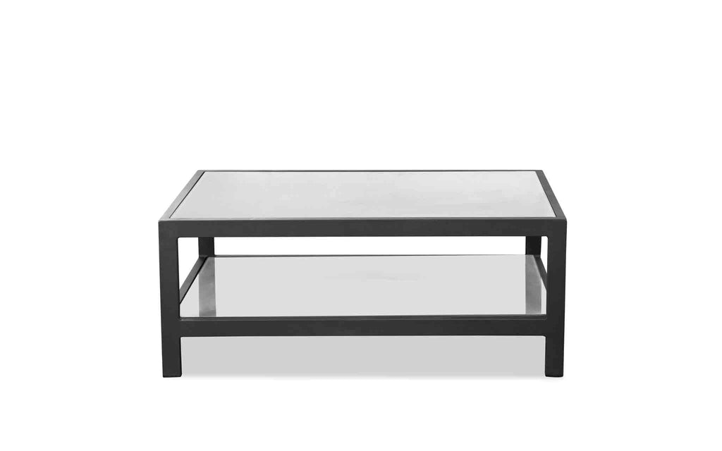 Angelina Outdoor Coffee Table Dark Gray - Front
