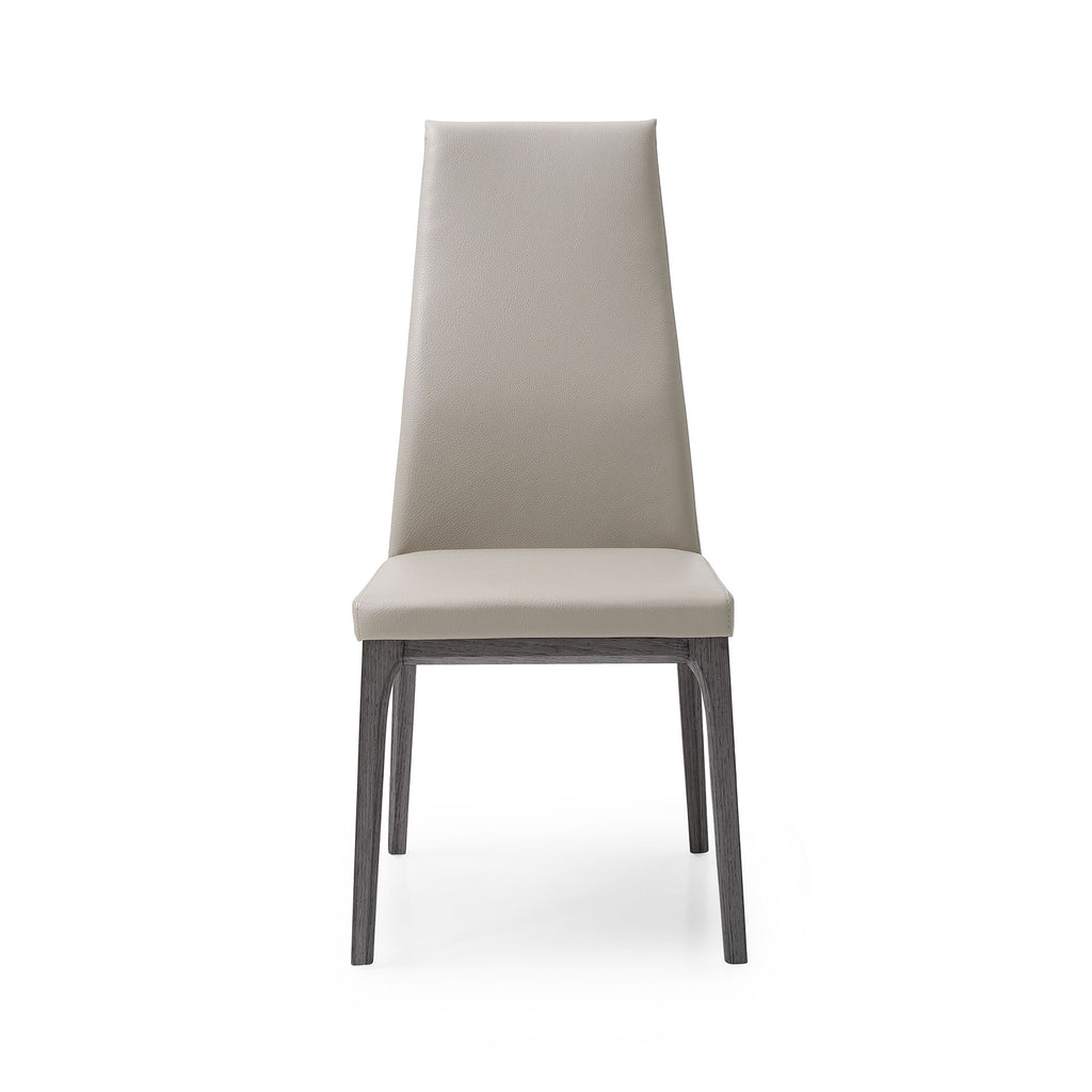 Ricky Dining Chair Gray Taupe - Front