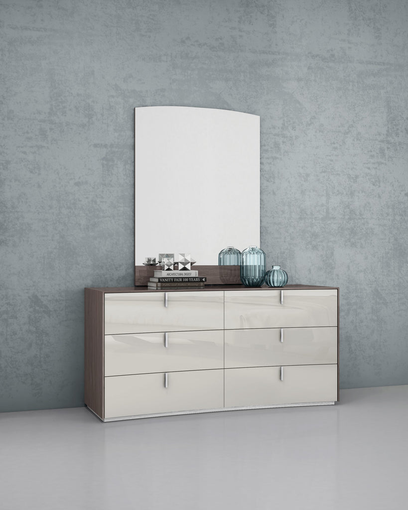 Berlin Rectangular Mirror - with Dresser