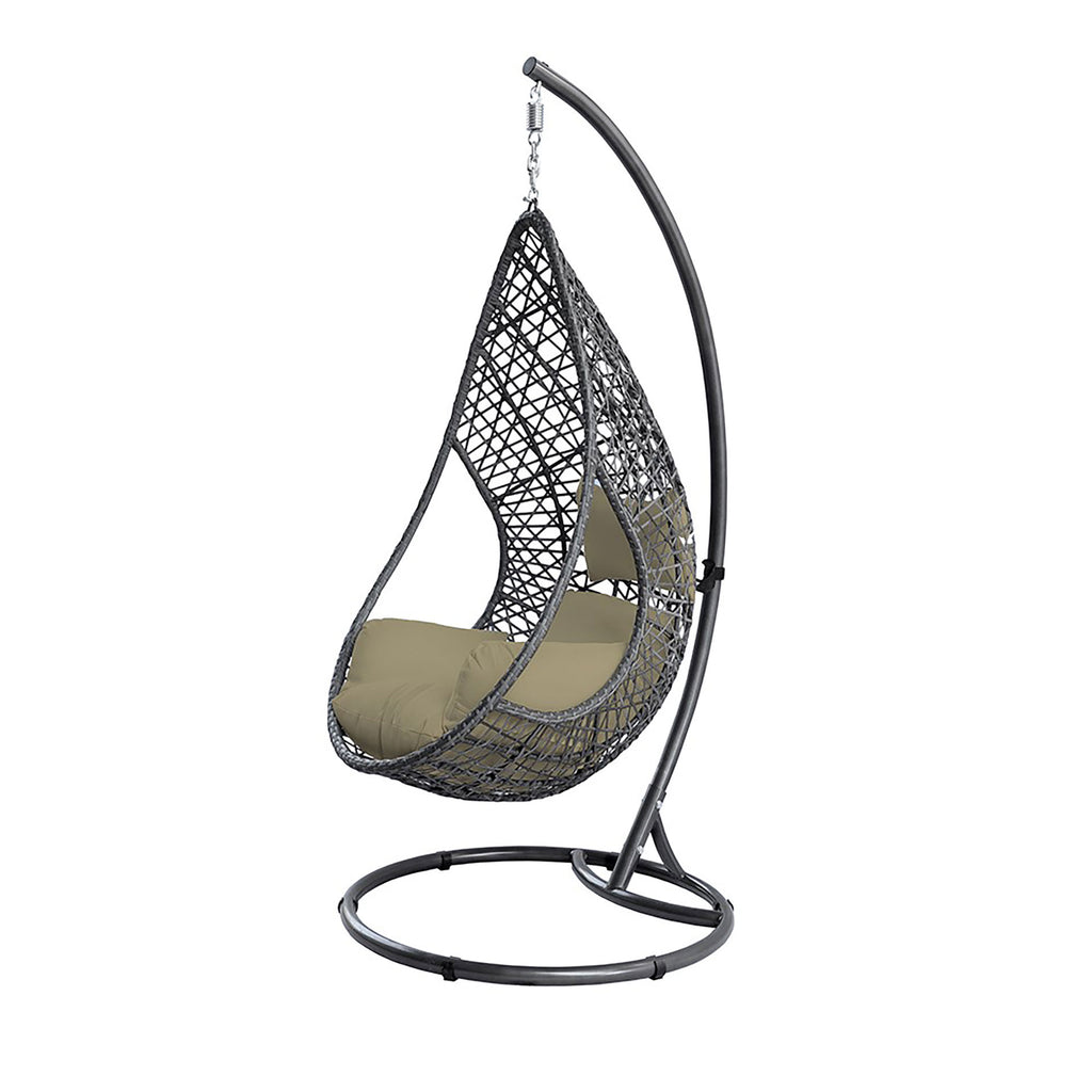 Bravo Outdoor Egg Chair Gray - Side