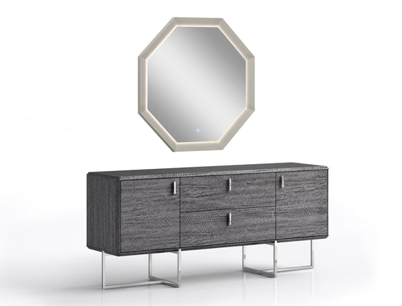 Chloe Hexagonal Mirror - Angle two